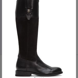 Frye Jayden button side tall Black Boot